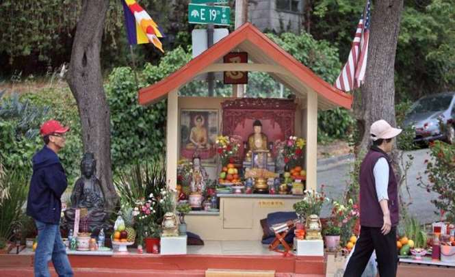 Статуя Будды снизила показатели преступности  в Окленде