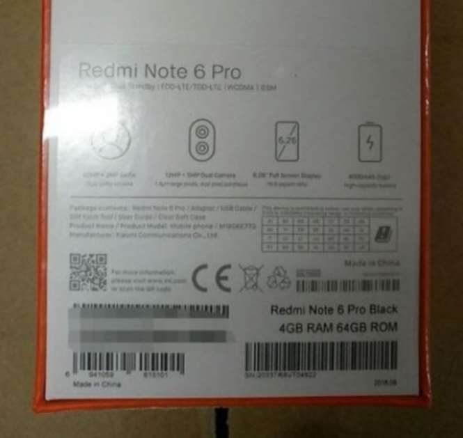 Неанонсированный Xiaomi Redmi Note 6 Pro появился в продаже (цена)
