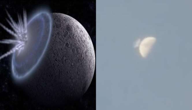 Огромный астероид врезался в Луну