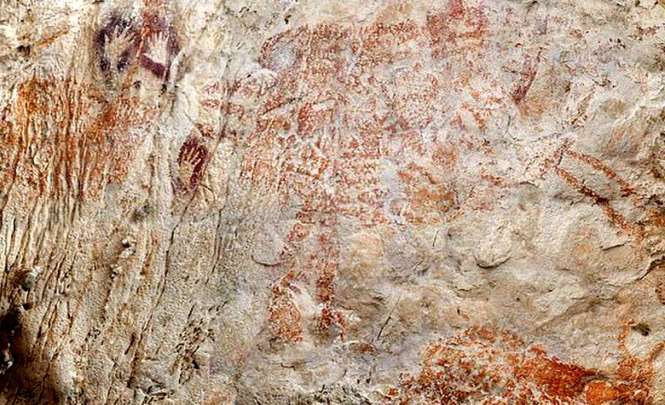 Наскальному рисунку более 40 тысяч лет