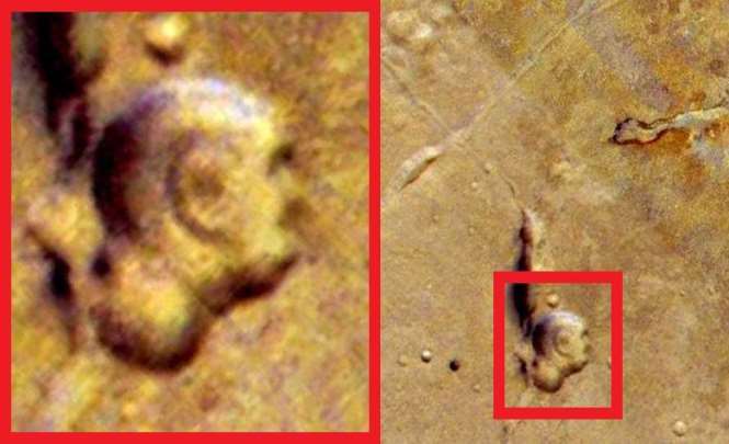 Изображение Будды обнаружено на снимках Марса