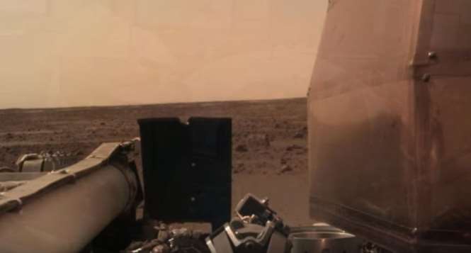 Зонд NASA записал звуки ветра на Марсе