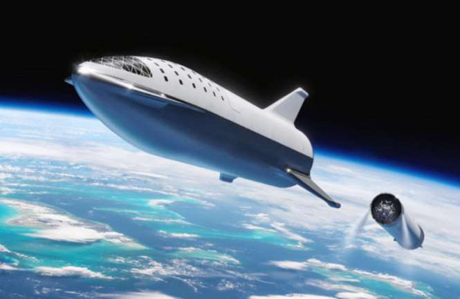 Маск показал вторую ступень тяжелой ракеты Starship