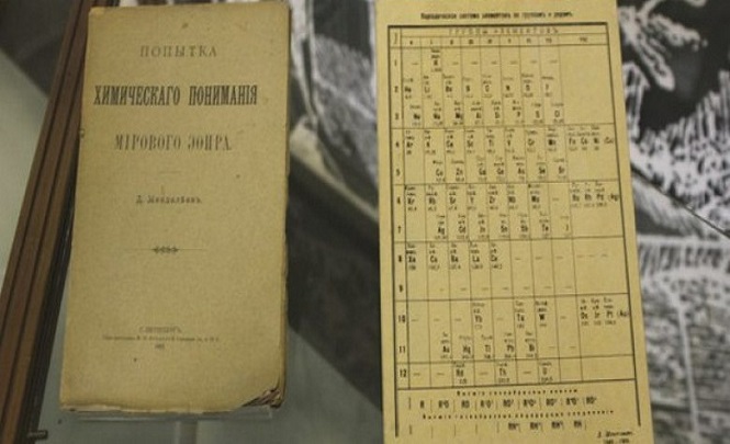 Обнаружена одна из первых публикаций таблицы Менделеева