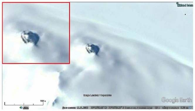 Очередная «летающая тарелка» обнаружена в Антарктиде