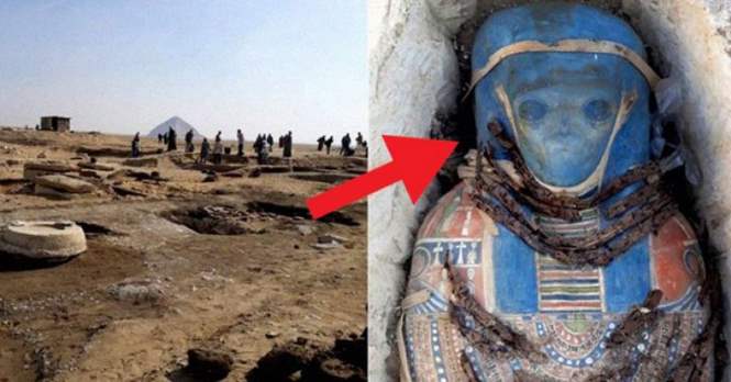 Египетские археологи обнаружили мумию с лицом гуманоида