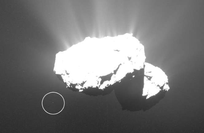НЛО взлетел с кометы Чурюмова-Герасименко