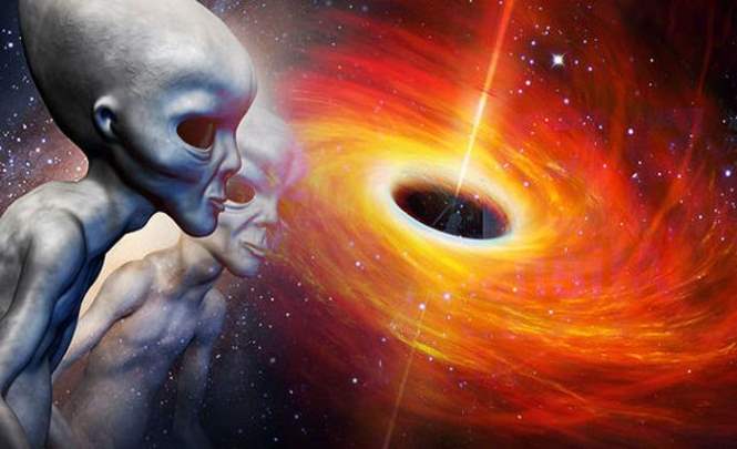Пришельцы попадают на Землю через черные дыры