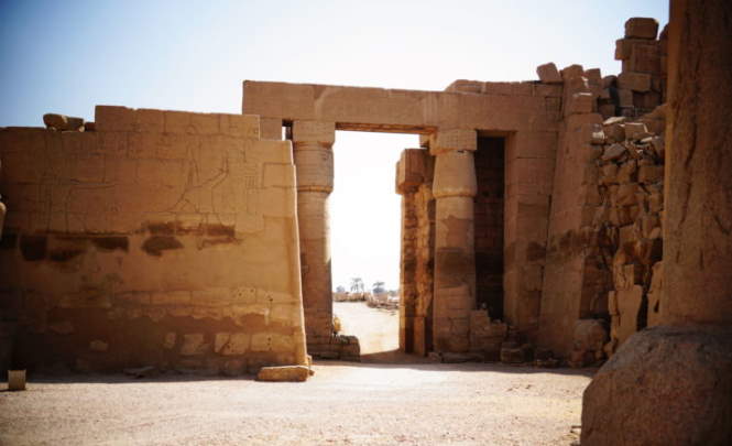 Во время строительных работ обнаружили древний египетский храм