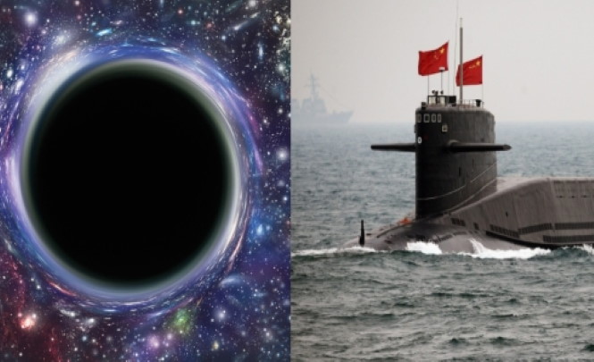 В Южно-Китайском море Китайскую подводную лодку затянуло в… черную дыру.