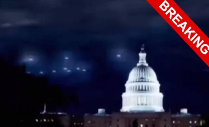 Эвакуацию Белого дома вызвал НЛО над Вашингтоном