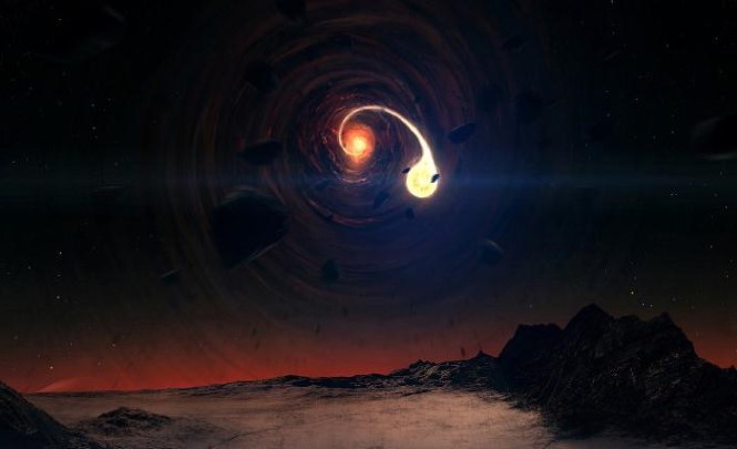 Вокруг черных дыр вращаются тысячи планет