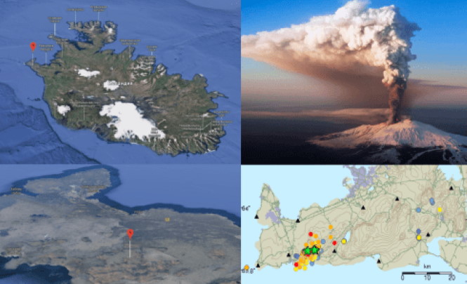 Извержение вулкана в Исландии может запустить сдвиг полюсов.