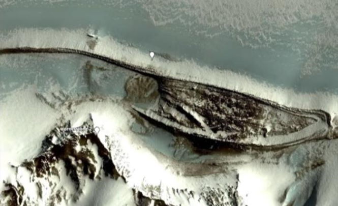 Древнюю стену нашли в Антарктике