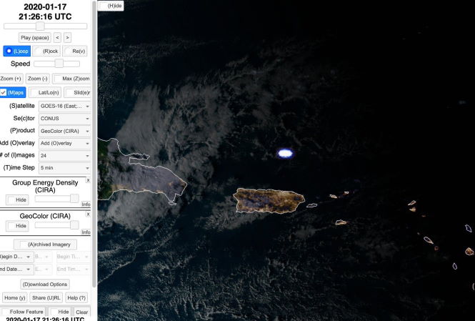 Метеорит над Пуэрто-Рико или в Бермудском треугольнике идут космические бои?