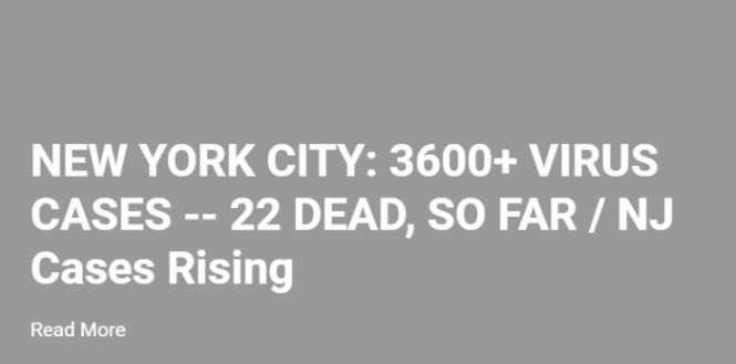 Нью-Йорк, код 239 и COVID-19.