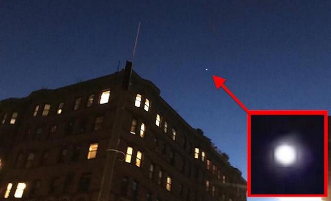 НЛО заметили в Нью-Йорке