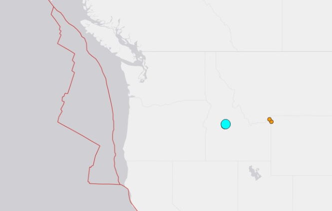 Землетрясение М6.5 в Айдахо.