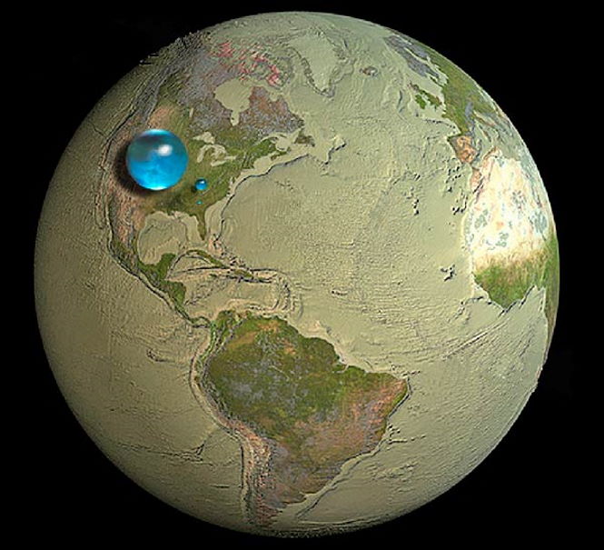 Инопланетяне выкачивают с Земли воду и кислород.