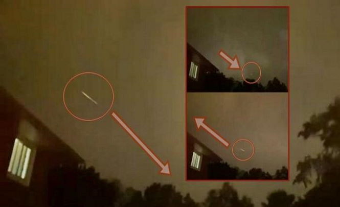 НЛО замечен во время грозы над Онтарио