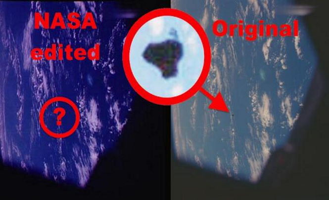 НАСА удаляет НЛО со своих снимков