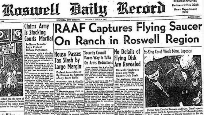 Дональд Трамп что-то разузнал о «летающей тарелке», разбившейся в США в 1947 году