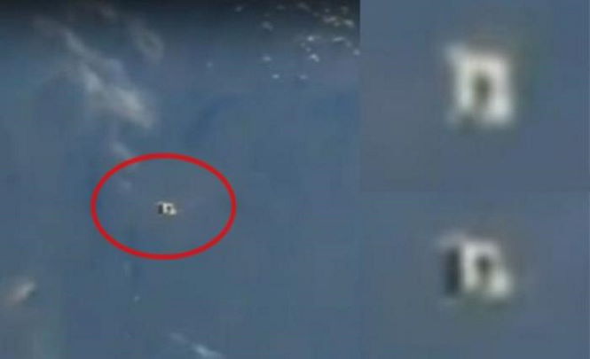 Квадратный НЛО заметили около МКС