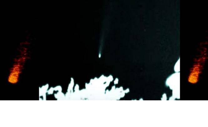 Комета Neowise, таинственный луч света и НЛО