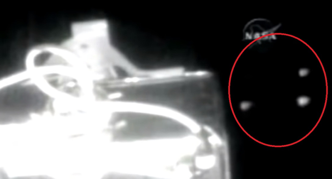 Видео НЛО снятых во время американских миссий "Шаттлов"
