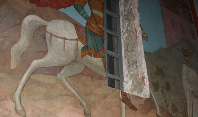 Загадочная фреска в Георгиевском соборе