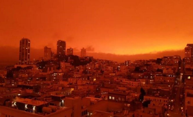 Жители Сан-Франциско проснулись на Марсе