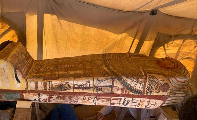 Нашли 14 нетронутых египетских саркофагов
