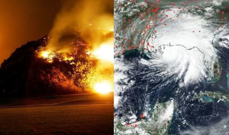На спутниковых снимках НАСА видно, что США подвергаются нападению с природы по обе стороны страны |  Наука |  Новости
