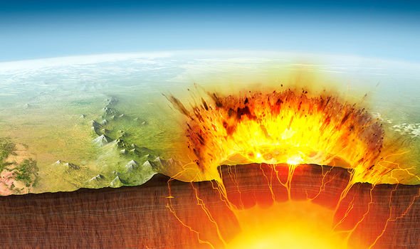 По словам автора, супервулкан может вызвать «титаническое извержение»