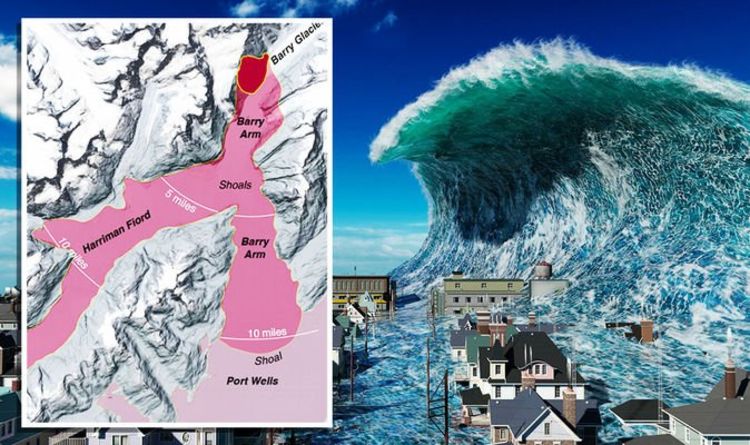 Мега цунами угрожает Аляске, поскольку ученые опасаются катастрофического обрушения фьорда Барри Арм