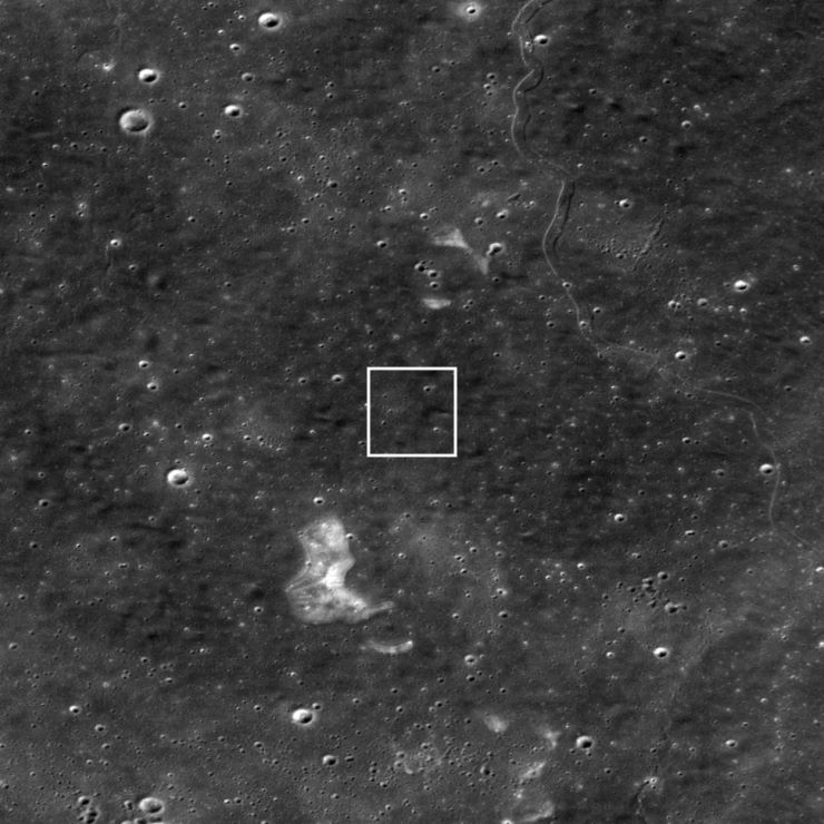 Космический корабль НАСА обнаружил на Луне китайский посадочный модуль Chang'e 5