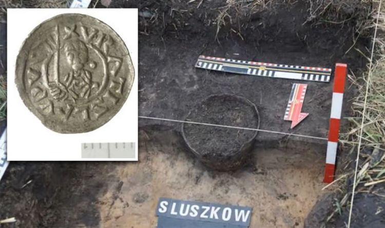 Новости археологии: клад средневековых монет, найденный в поле в Польше