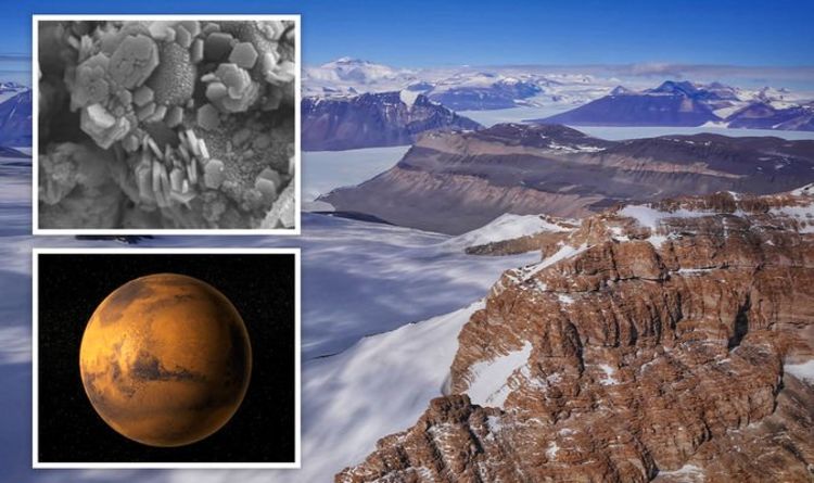 Новости Антарктиды: Марсовый минерал ярозит, обнаруженный в полярных льдах, может связать Землю с Красной планетой 