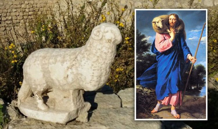 Новости археологии: в Израиле обнаружена древняя статуя барана, изображающего Иисуса Христа 