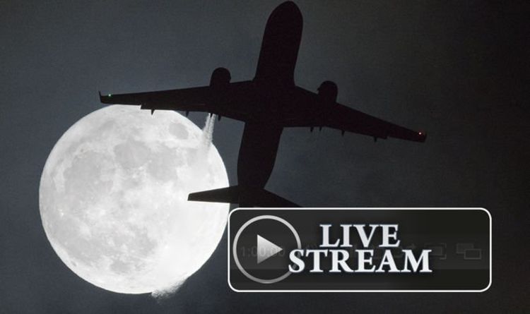 Прямая трансляция Full Moon: наблюдайте за прекрасной волчьей луной сегодня вечером из дома 
