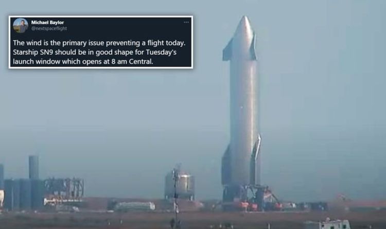 Запуск SpaceX отремонтирован: испытательный полет Starship SN9 отложен из-за высокой скорости ветра