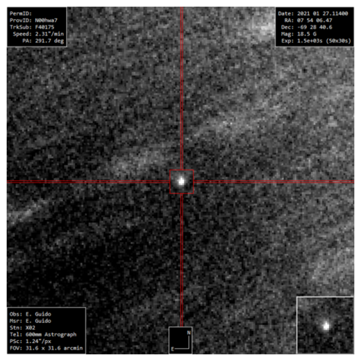 Новая Comet C / 2021 B3 (NEOWISE)