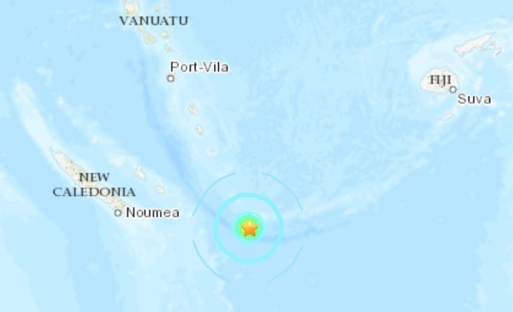 Землетрясение M6.1 Острова Лоялти, Новая Каледония