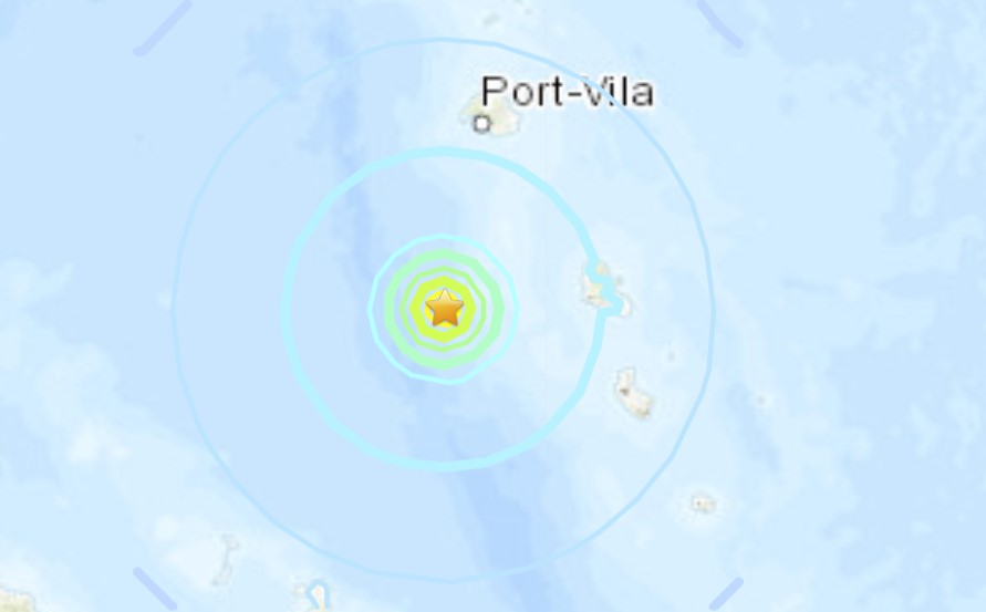 землетрясение в Вануату 18 февраля 2021 г.