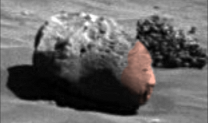 Статуя инопланетянина найдена на Марсе - фото Spirit Rover