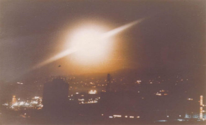 Огромный НЛО с двумя инопланетянами появился над Канарскими островами 22 июня 1976 года
