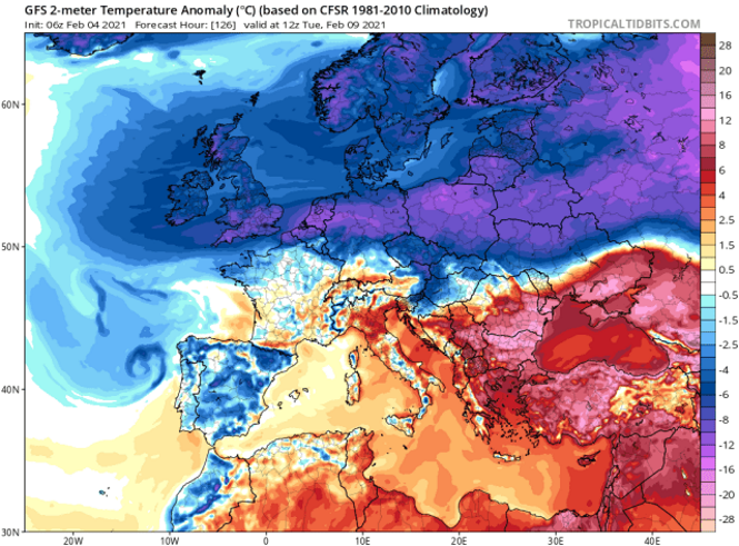 Беспрецедентное похолодание накроет одновременно Северную Америку, Европу и Азию