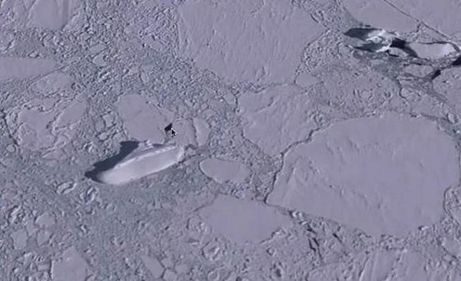 Загадочный корабль во льдах Антарктиды