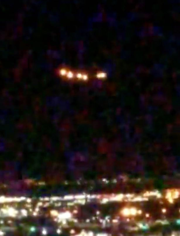 Загадочные огни над Лас-Вегасом в начале марта
