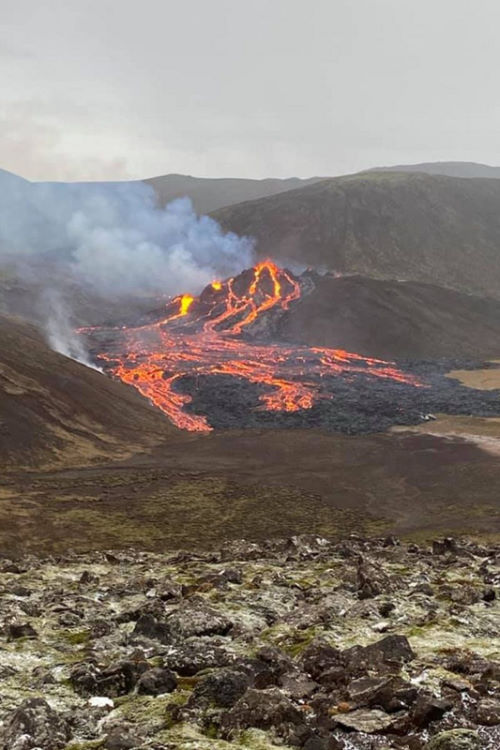 Новые данные извержения вулкана в Исландии